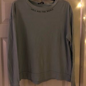 Baby blue long sleeve